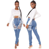 2021   Ripped Jeans Skinny Hip Lifting Women Jeans